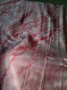 Pink Marble Print Silk Saree
