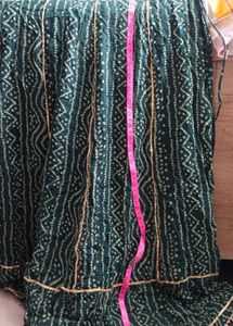 Elegant Green Kurta Set with Embellishments
