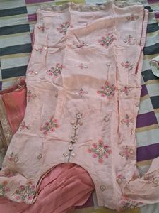 Designer Pink Kurta Set with Dupatta