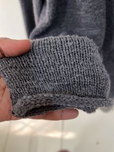 Cozy Gray Knit Sweater