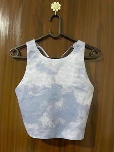 Tie-Dye Cropped Tank Top