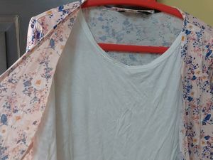 Pink Top With Attached Inner
