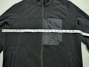 Men's Black Fleece Jacket