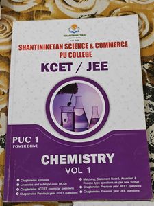 KCET/JEE Chemistry Books for PUC 1