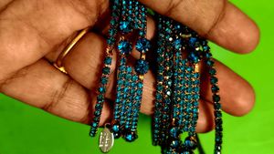 6 Blue Stone Bangles