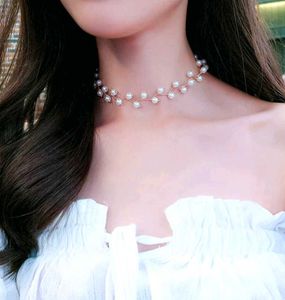 Pearl Vine Choker Necklace