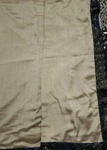 Elegant Beige &amp; Blue Embellished Saree