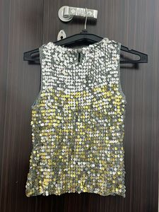 Sparkling Sequin Sleeveless Top
