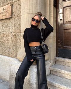 Zara Leather Pants