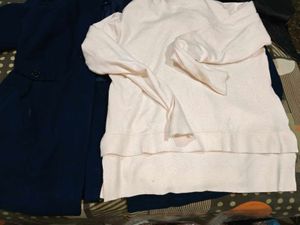 Blue Hooded Coat with winter sweater free