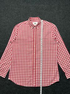 Lacoste Red Gingham Long Sleeve Shirt