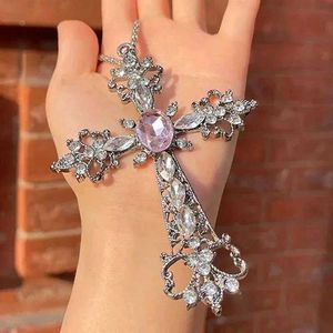Gothic big Cross Pendant Necklace