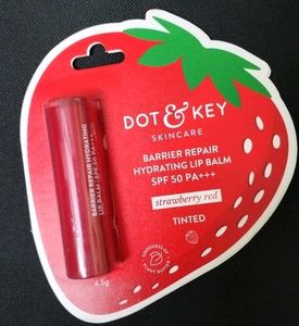 Dot & Key Tinted Lip Balm - Strawberry Red