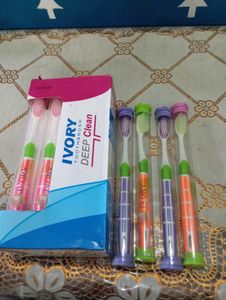 IVORY Toothbrushes 6 Pieces Pack