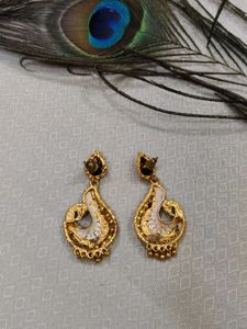 Peacock earring 🦚✨