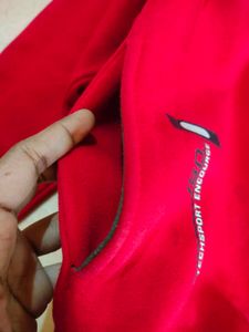 Red Solid Hoodie 🏖️🧶
