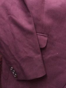 Deep Maroon Blazer Like New