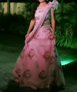 Organza Lehenga