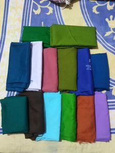 Assorted Fabric/blouse Pieces(14)