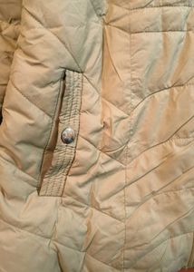 SALE:BEIGE WINTER PUFFER JACKET