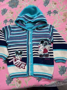 Mickey Mouse Hooded Cardigan