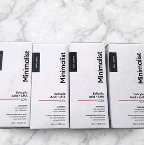 Pack of 4 Minimalist Anti-Acne Salicylic Acid 2% F
