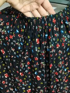 Chic Black Floral Print Maxi Dress