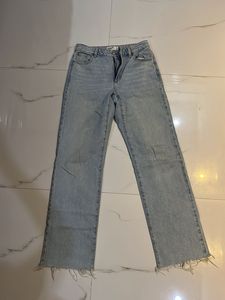 Light Wash Wide Leg Jeans