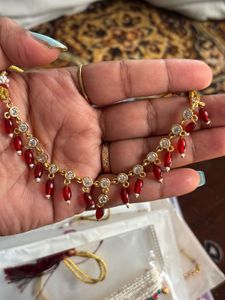 set of 2 Elegant Gold-Plated Necklace Se