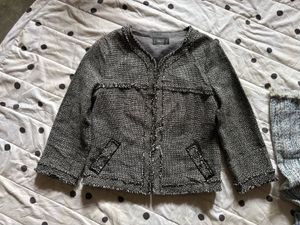 Chic Tweed Textured Jacket