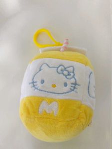 Cute Hello Kitty Plush Toy Keychain
