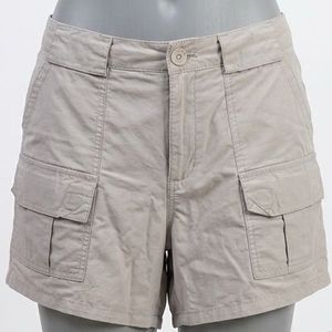 Women's Light Gray Cargo Shorts