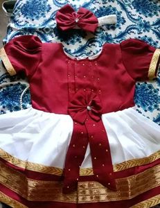 Adorable Baby Girl Dress with Headband