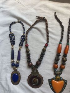 Bohemian Beaded Necklaces Set