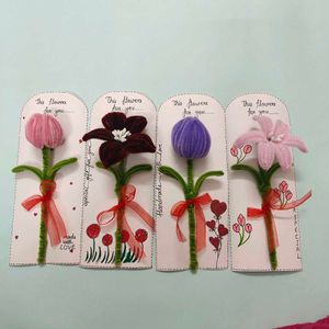 Handmade Pipe Cleaner Flowers