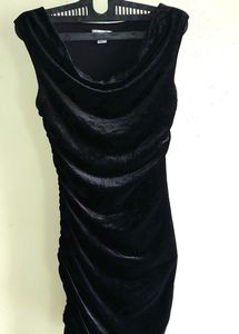 Velvet Bodycon Midi Dress