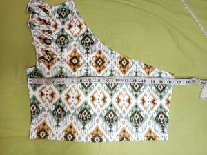 Boho Print Ruffle top