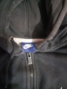Nike Black Zip-Up Hoodie