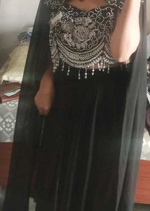 Embellished Crop Top &amp; Skirt Set(Indo western)