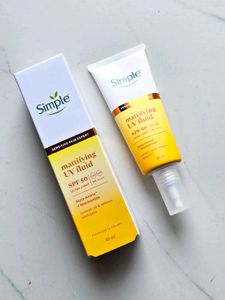 Simple Mattifying UV Fluid SPF 50