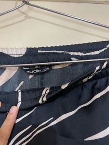 printed flared trousers/plazzo