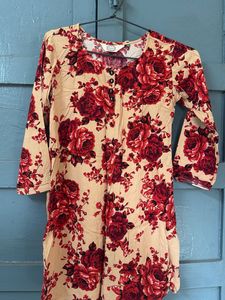 Floral Print Kurti