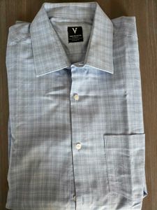 VAN HEUSEN BUISNESS Checked Pattern Shirt 42"