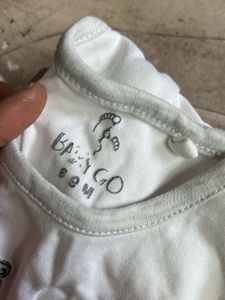 Baby boy White Bear Romper
