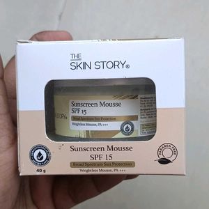 The Skin Story Sunscreen Mousse SPF 15