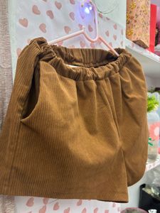 Brown Corduroy Shorts