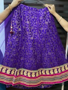 Purple Lehenga Choli Set