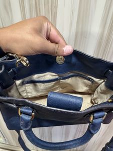Michael Kors Dillon Navy Blue Mini Satchel Bag
