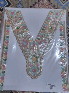 Embellished Neckline Patch