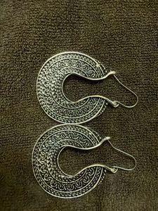 Combo of three Boho Ethnic Hoop Earrin